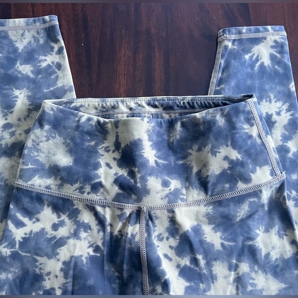 Varley Let's Go High-Rise Legging Flaxen Tie Dye - XS - Picture 4 of 7